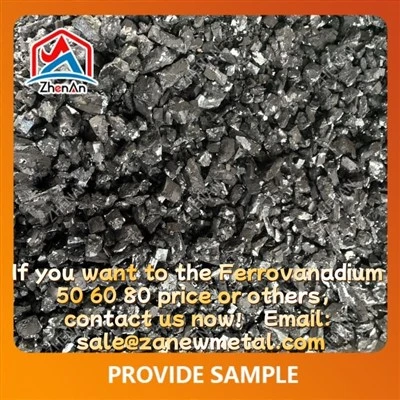 10-50 mm Ferro Vanadium 50 Alloy 48-55%